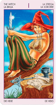 Барбара Мур, Дмитрий Невский. «Таро Ведьм. Модная Ведьма». Кинжал. Маг.