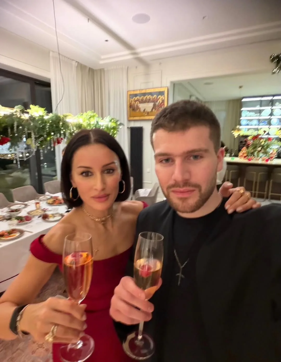 Тина Канделаки с сыном