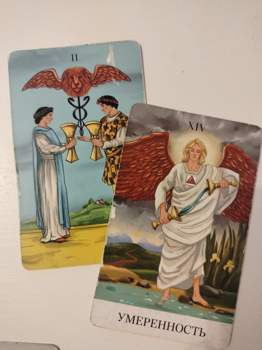 Двойка кубков Умеренность