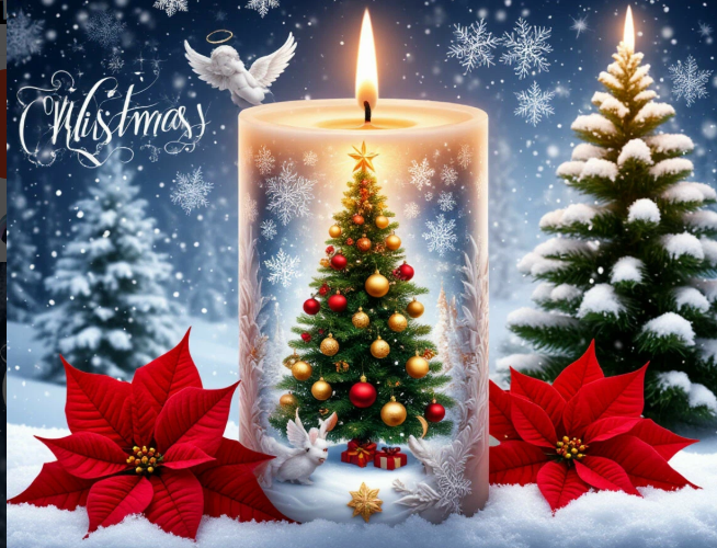 С наступающим Рождеством. Картинка автора из нейросетей