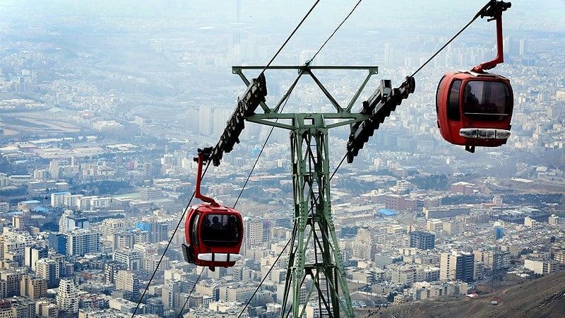 Канатная дорога курорта Тегерана