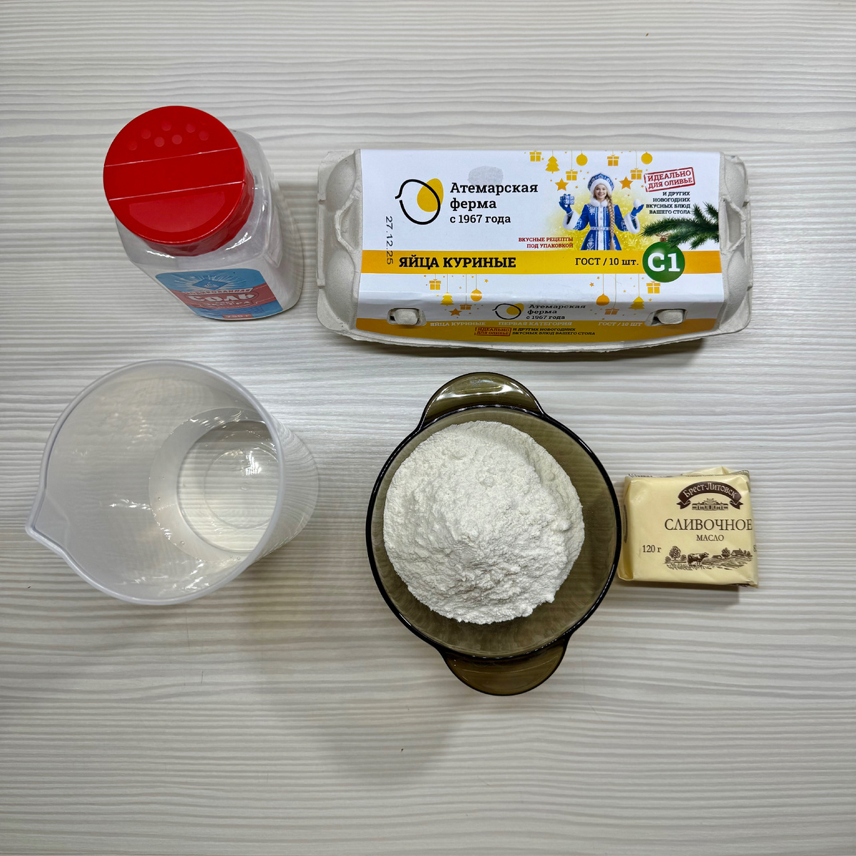 Продукты для заварного теста