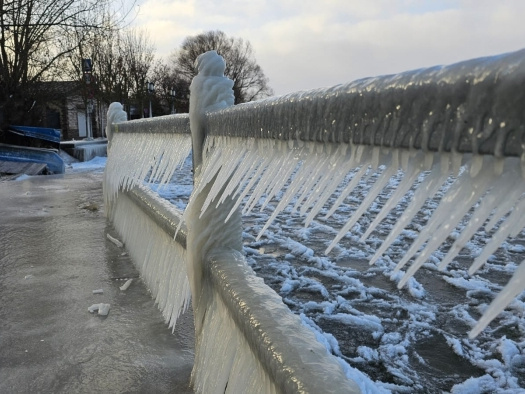 Зимние чудеса на озере