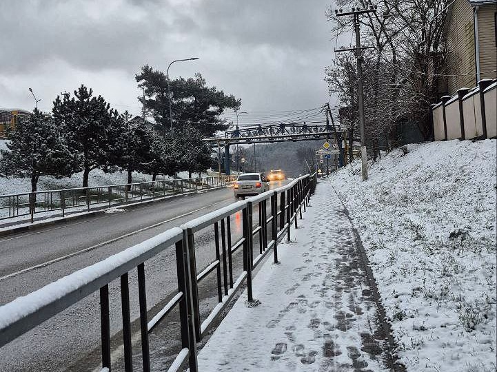 Архипо-Осиповка 30 декабря 2025 года ❄️ Фото: Лилия