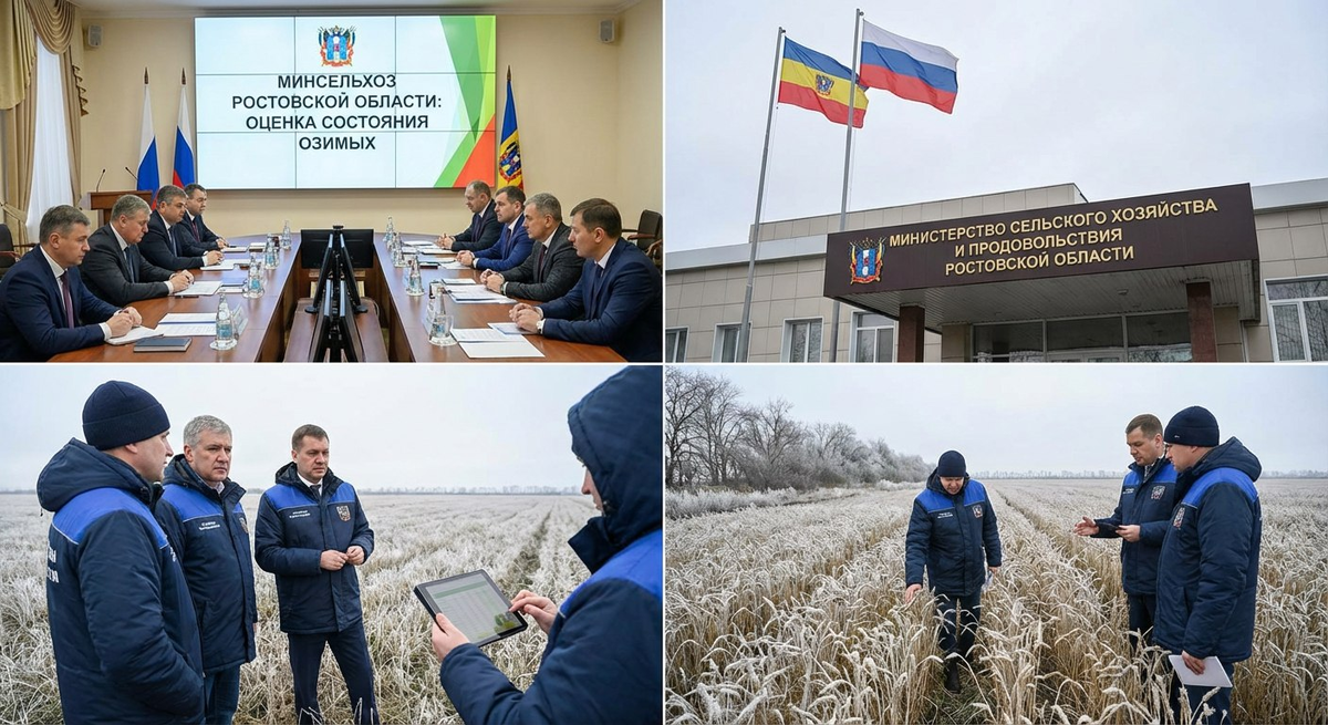 Агрономы и специалисты Минсельхоза Ростовской области отмечают благоприятные перспективы озимых зерновых культур к концу 2025 года