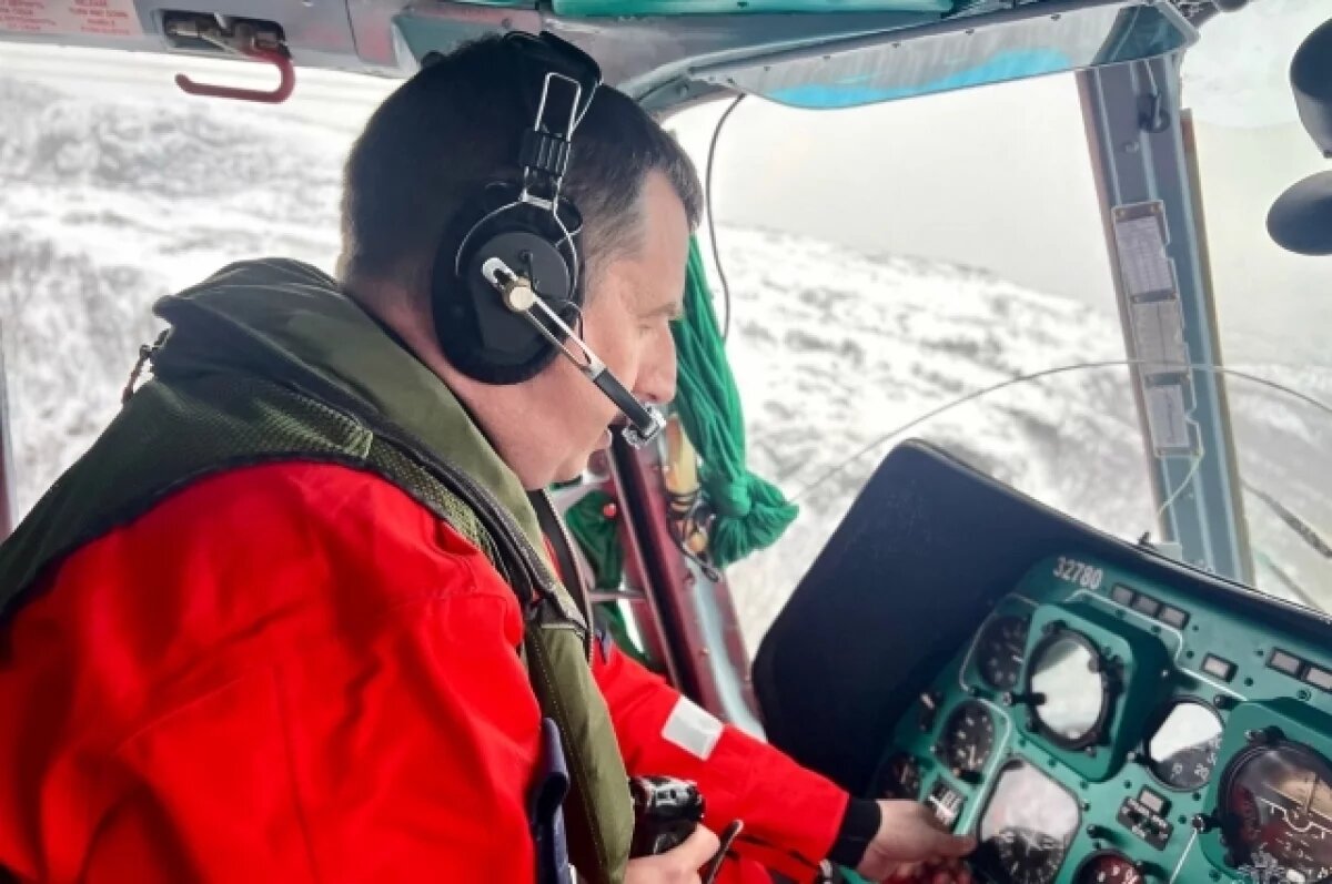    На поиски туристки, пропавшей во время айс-флоатинга, вылетел вертолёт