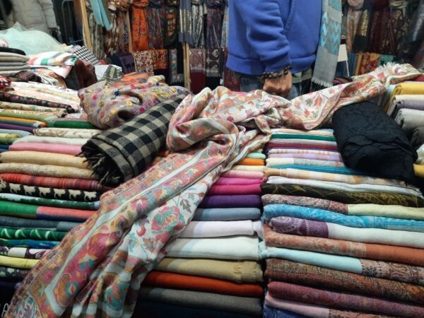 Индийские палантины и шали из подшерстка горной козы доехали до Петербурга