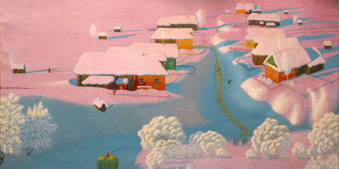 Прекрасные живописные пасторали художника Георгия Ивановича Попова.