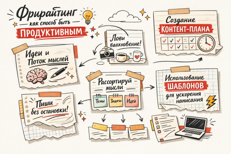    Как я научилась писать посты быстро, несмотря на усталость и отсутствие мотивации? Оксана Солдатова