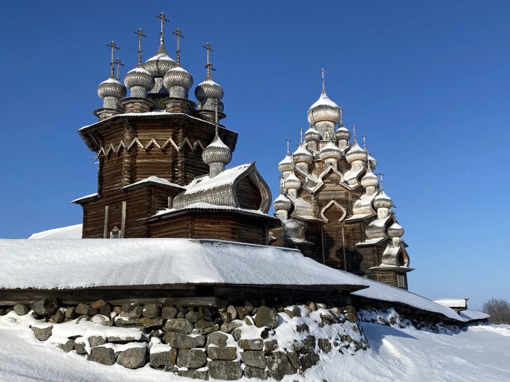    Ограда кижского архитектурного погоста. Фото: архив музея-заповедника «Кижи»