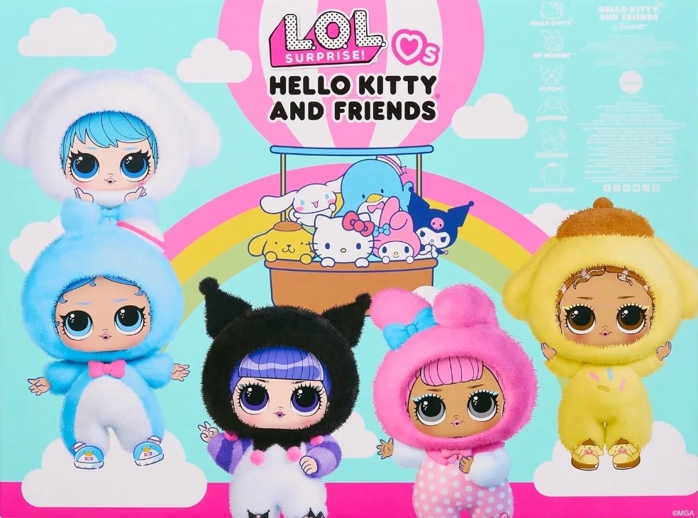 Герои серии lol surprise loves hello kitty