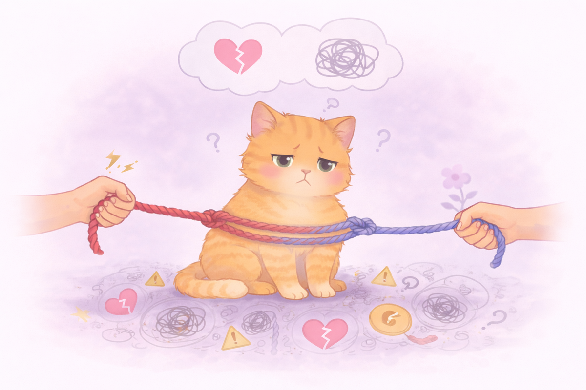 Рыжик и сам не понимает, что с ним происходит...