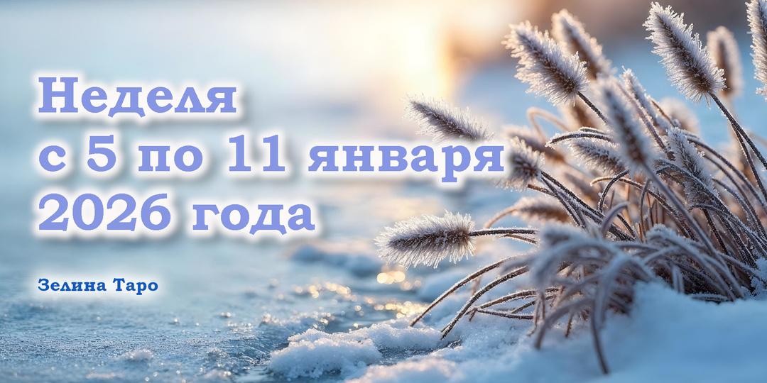 Таро-прогноз на неделю с 5 по 11 января 2026 года для всех знаков зодиака