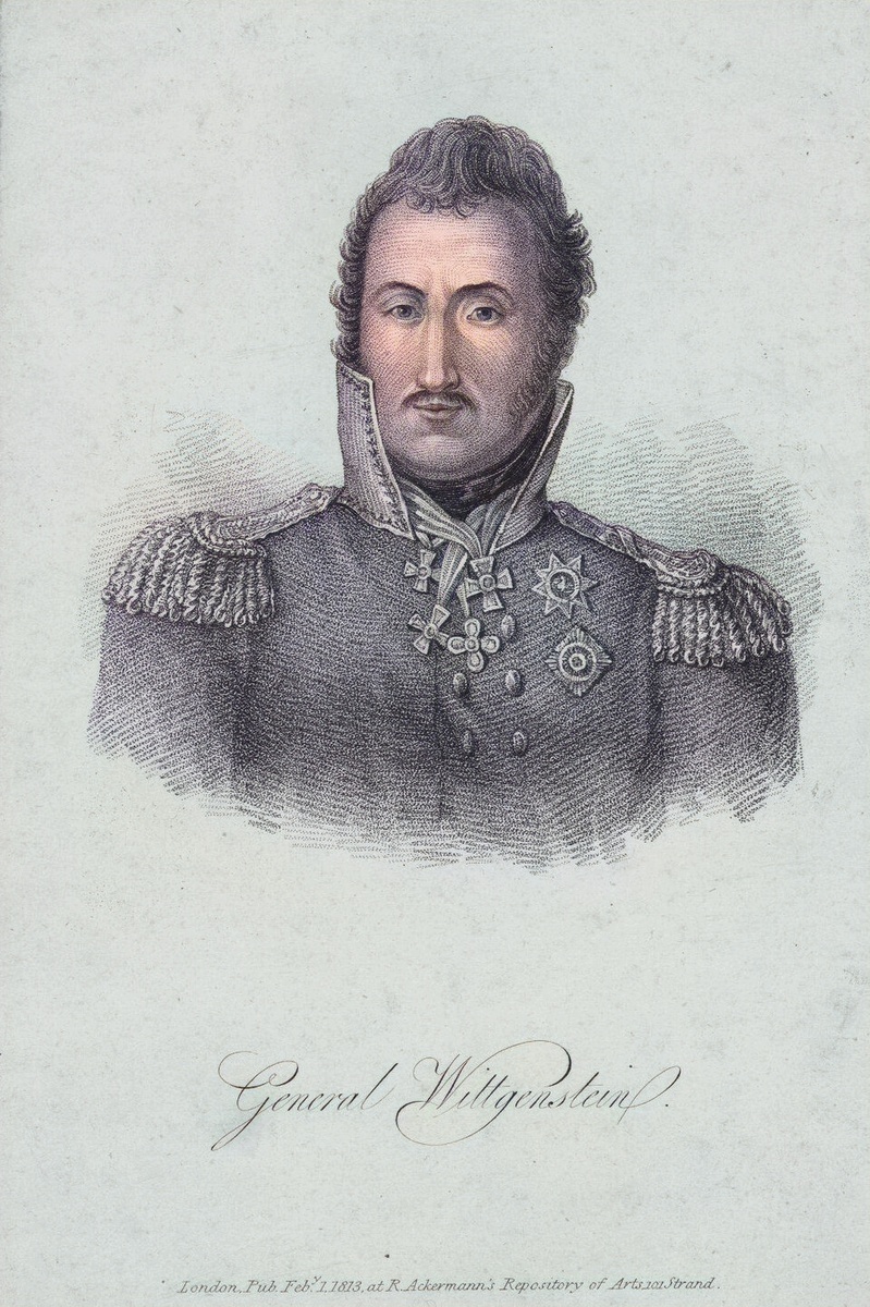 Граф Петр Христианович Витгенштейн. Рис. 1813 года.
