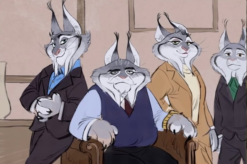    Концепт-арты персонажей мультфильма «Зверополис 2»Василиса Павловна Беляевская