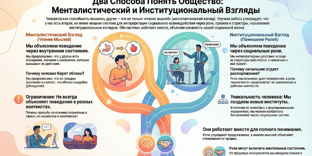Две системы социального интеллекта: революция в понимании человека