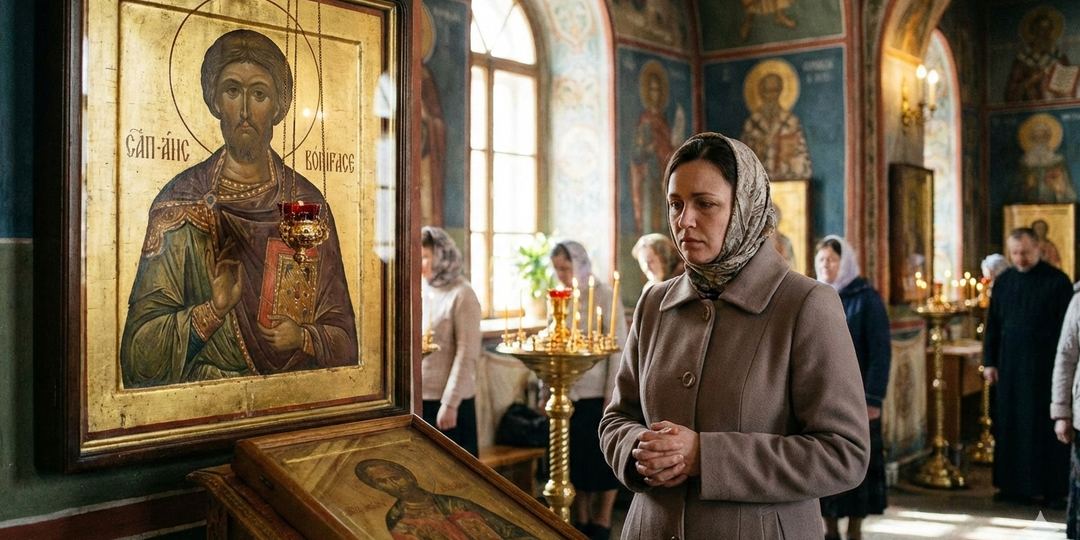 Молитва святому Вонифатию от пьянства