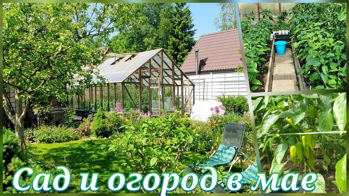 в мае на даче хорошо