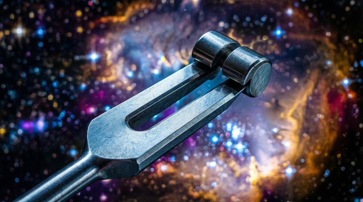 Камертон, на который настроена Вселенная. Так физики представляют себе постоянную тонкой структуры.