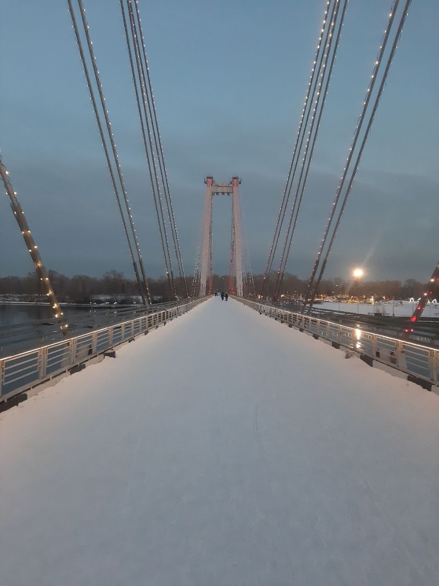Виноградовский мост, Красноярск (личное фото)