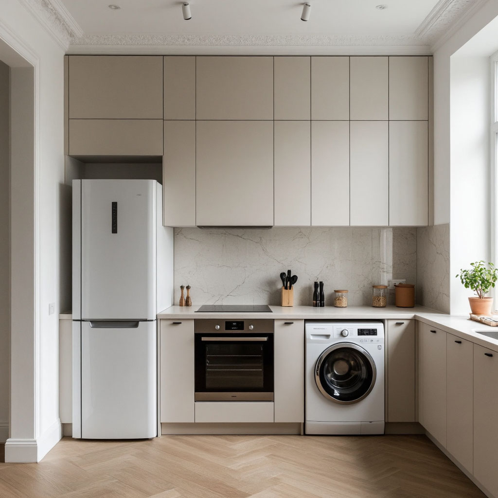 Стильный ремонт в сталинке и современная техника