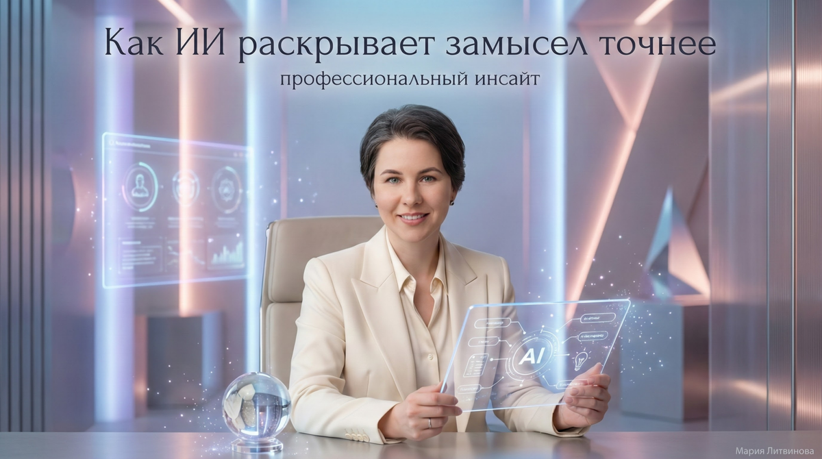    AI помогает развивать идеи спокойнее и структурнее — без лишнего давления | Автор: Мария Литвинова Мария Литвинова