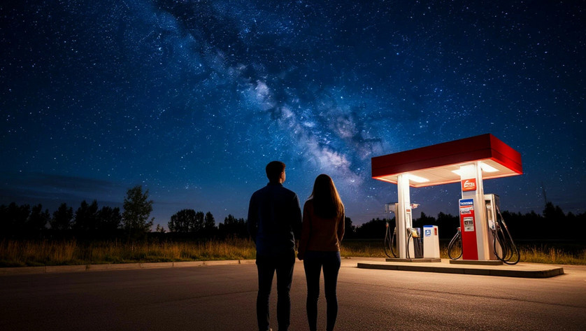 Наше первое свидание было самым неловким в истории - мы пролили вино, сломали стул и забыли кошелёк