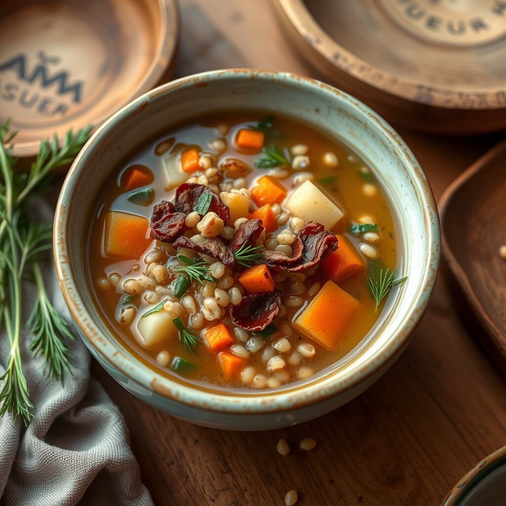 Белорусский гречневый суп