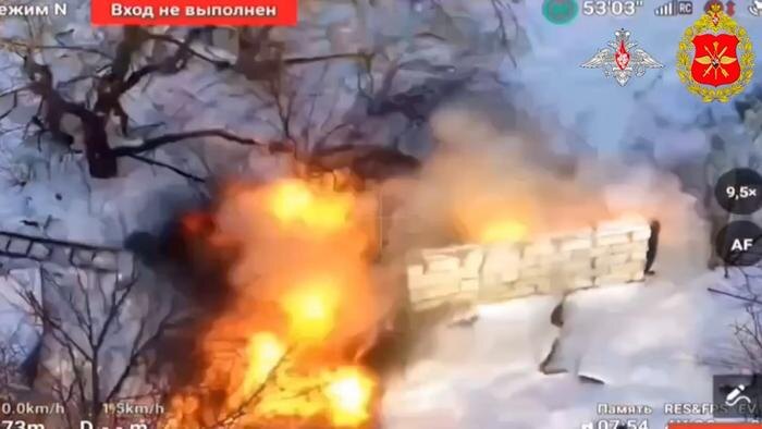 Минобороны РФ показало кадры освобождения Грабовского в Сумской области. Обложка © Минобороны России