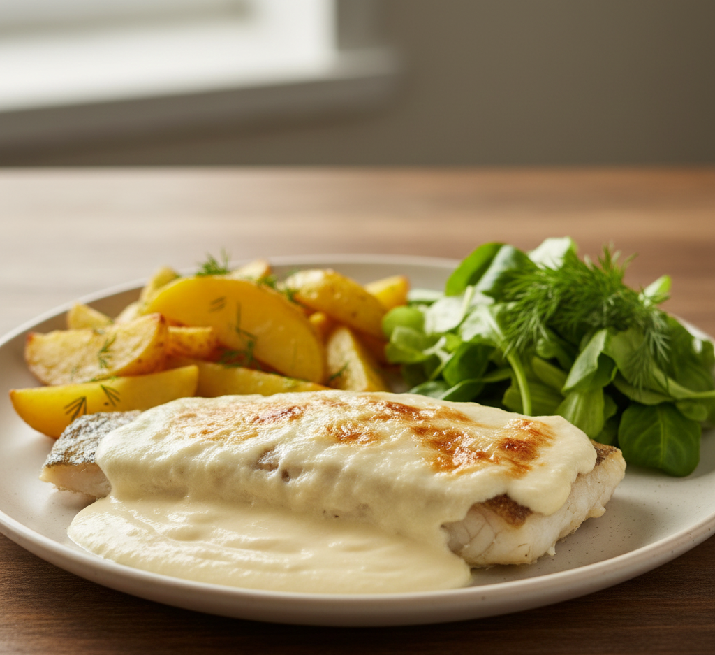 Судак в сметане