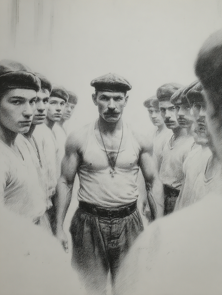 За нами приехали покупатели, но кто они и как выглядятмы не знали, а только могли рисовать картинки в нашем воображении. Иллюстрация создана ИИ, по описанию автора.