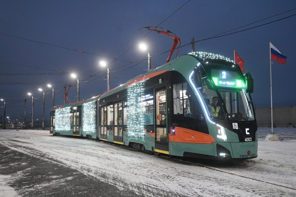    Трамвай до Шушар запустили в прошлом году. Алексей БУЛАТОВ