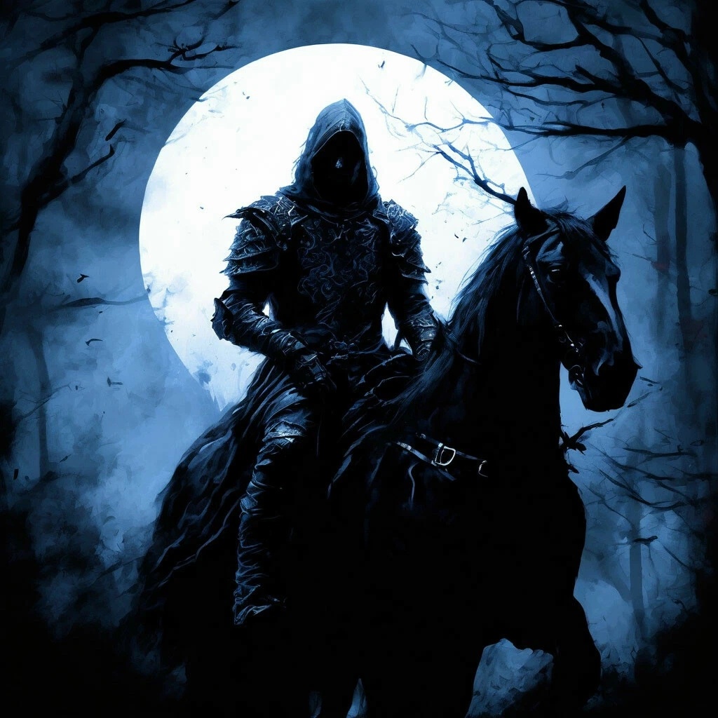 Dark Rider on Full Moon
