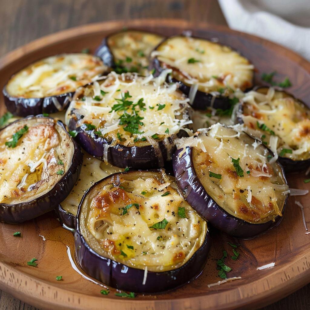 Жареные баклажаны с сыром