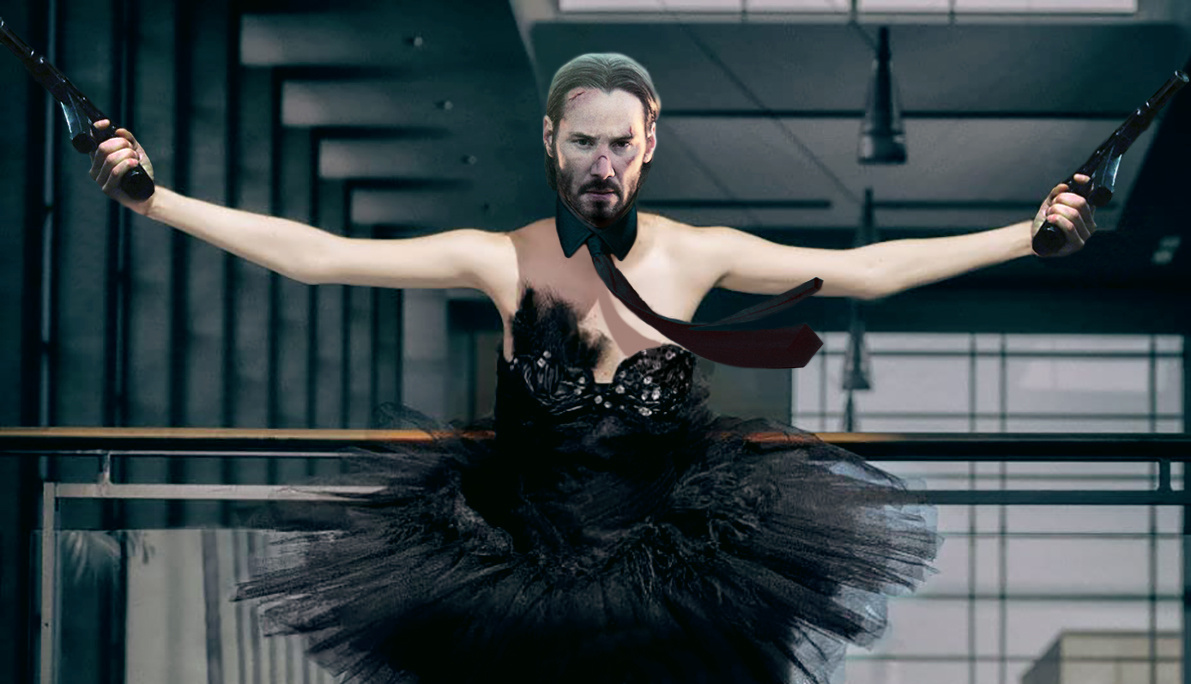 ЧЁРНЫЙ ЛЕБЕДЬ СНОВА В ДЕЛЕ! / «Джон Уик»/ «Чёрный лебедь»// КОЛЛАЖ ОТ КЛОДА М@НДЕ / Klod Mande