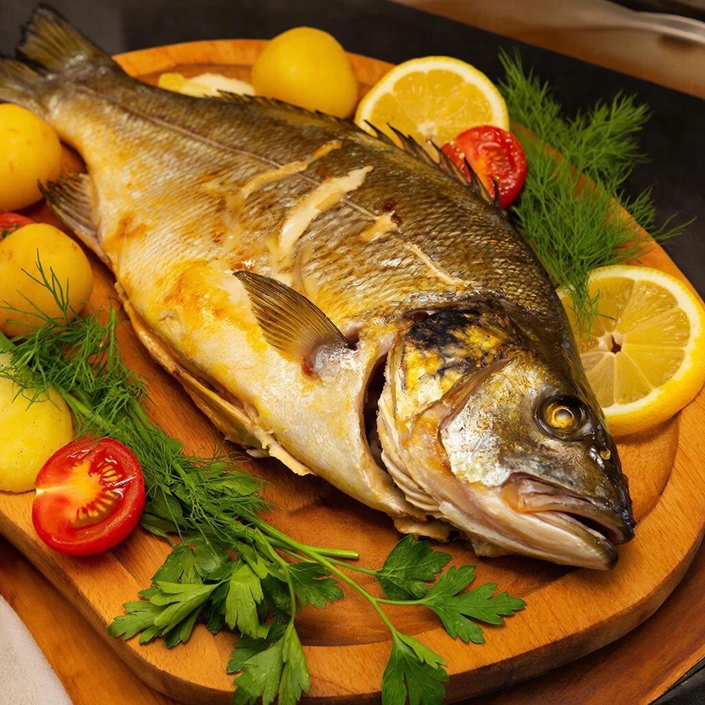 Окунь в духовке