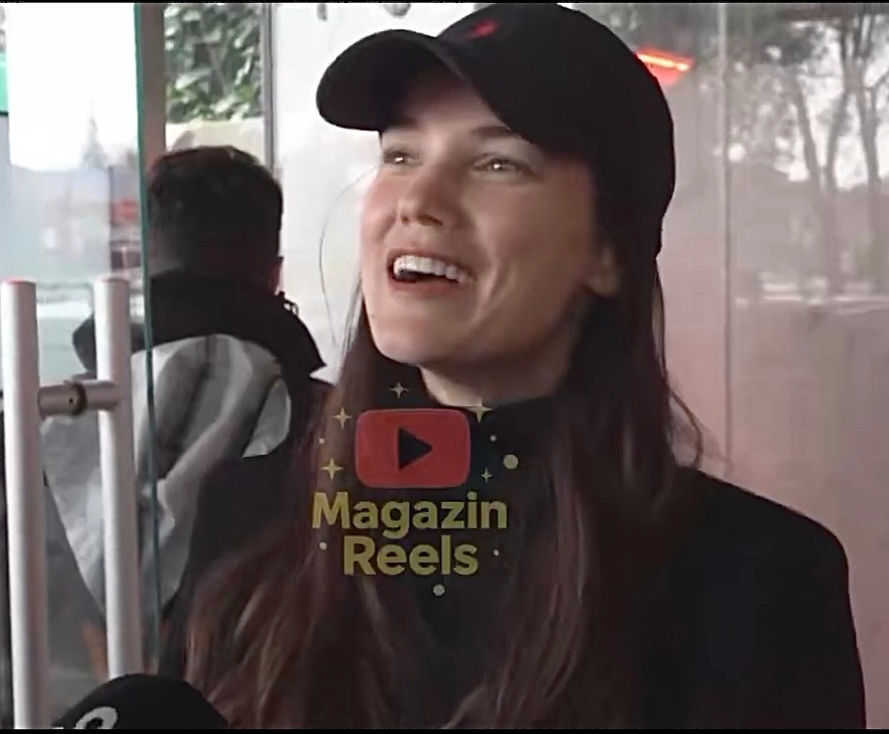 Кадр из интервью с актрисой