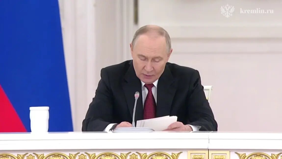    Владимир Путин. Фото: кадр видео Кремля