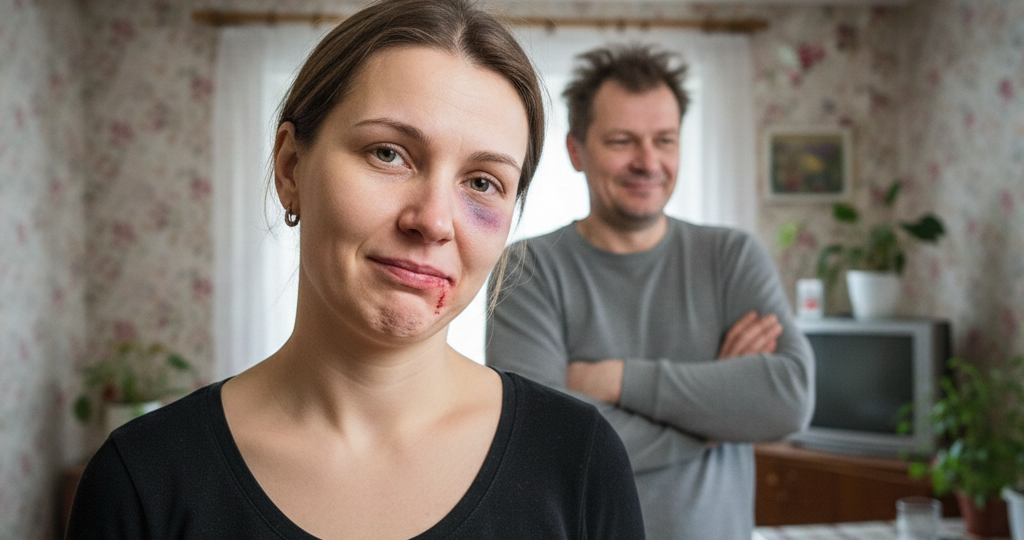 Муж пьет и бьет