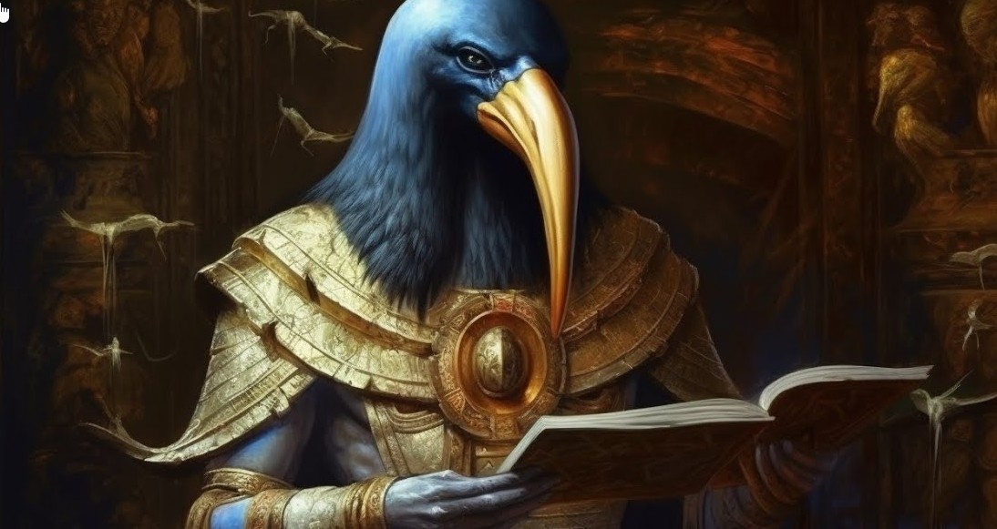 Тот — древнеегипетский бог мудрости, знаний, Луны, покровитель библиотек, учёных, чиновников, государственного и мирового порядка.