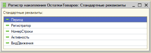 Стандартные поля