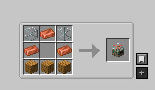 стекло + доски + медные слитки