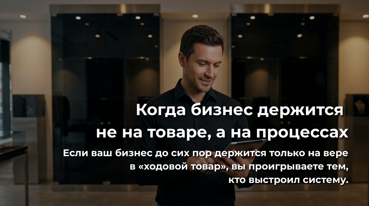 Когда бизнес держится не на товаре, а на процессах