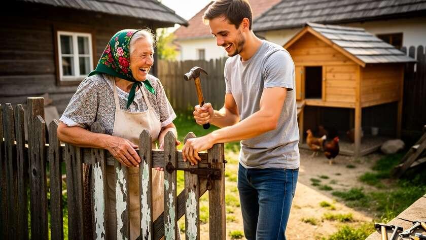 Внучка стеснялась «деревенской» бабушки, но это до поры, до времени