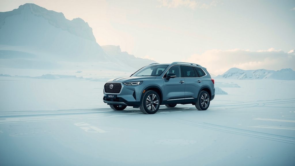    Geely Coolray до 160 сил для путешествия по Байкалу: китайский кроссовер на льду и снегу
