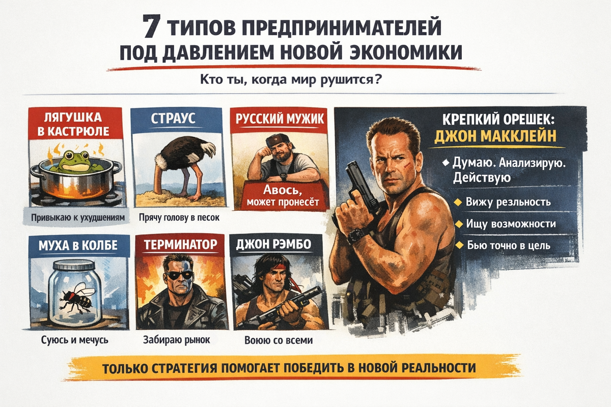 7 типов предпринимателей под давлением новой экономики