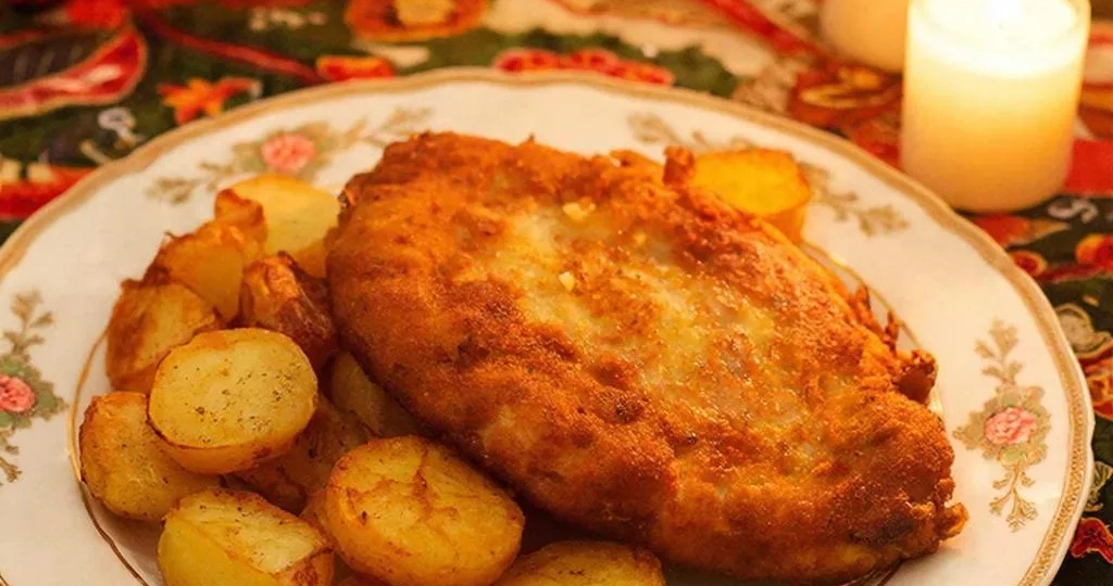 Классический домашний шницель: хрустящий, сочный, бесподобный