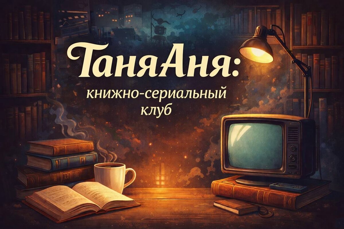 официальный логотип проекта #ТаняАня: книжно-сериальный клуб (с)