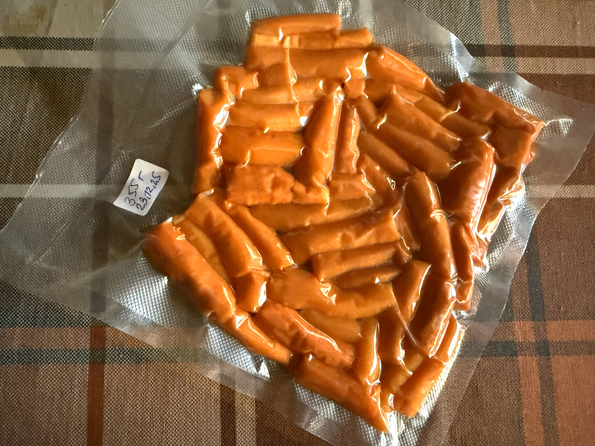 морковь в вакууме в морозилку