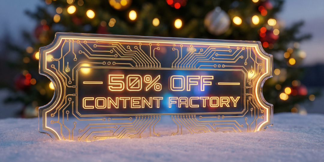 Рождественское чудо для вашего бизнеса: Отдаем «Контент-завод» и AI-аватаров за полцены (Только 7 дней)